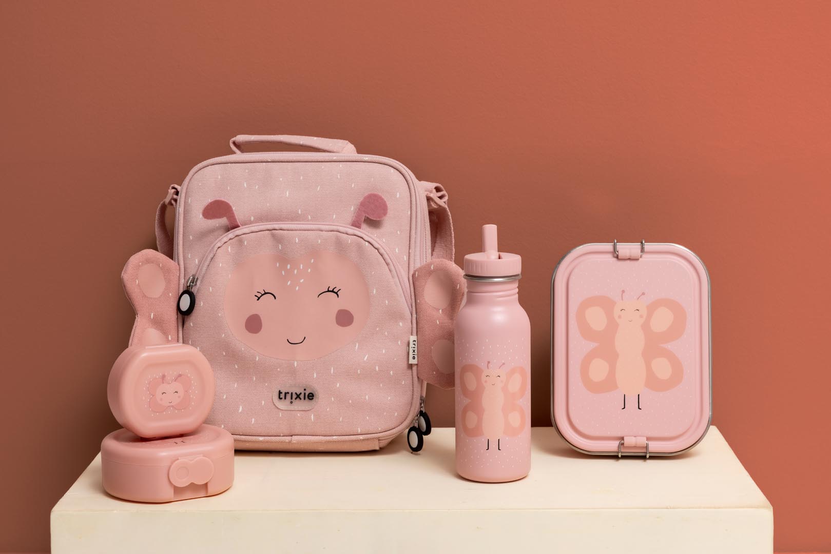 Snack box with clip - 2pcs - Mrs. Butterfly